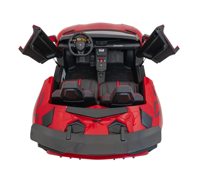 Lamborghini Aventador Sv Akumulatorski Automobil Za 2 Djece Crveni + Motor Bez četkica, Crvena Auto Na Akumulator 11