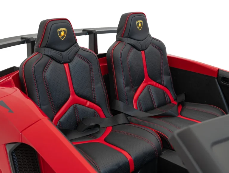 Lamborghini Aventador Sv Akumulatorski Automobil Za 2 Djece Crveni + Motor Bez četkica, Crvena Auto Na Akumulator 16