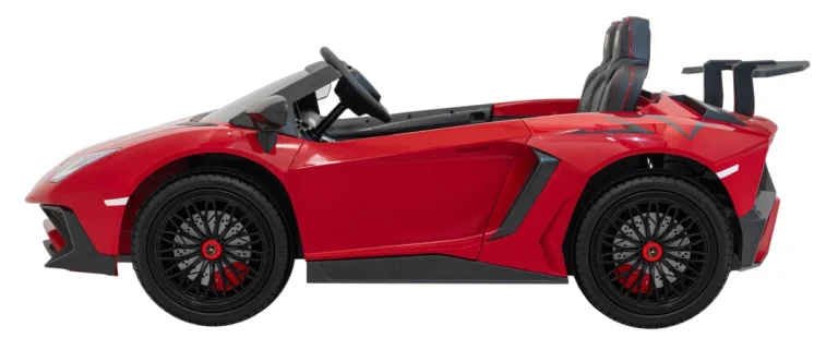 Lamborghini Aventador Sv Akumulatorski Automobil Za 2 Djece Crveni + Motor Bez četkica, Crvena Auto Na Akumulator 8