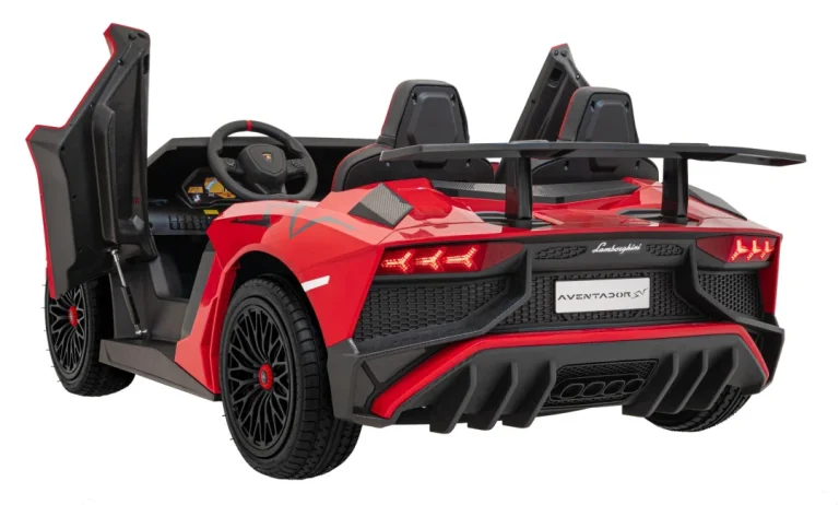 Lamborghini Aventador Sv Akumulatorski Automobil Za 2 Djece Crveni + Motor Bez četkica, Crvena Auto Na Akumulator 9