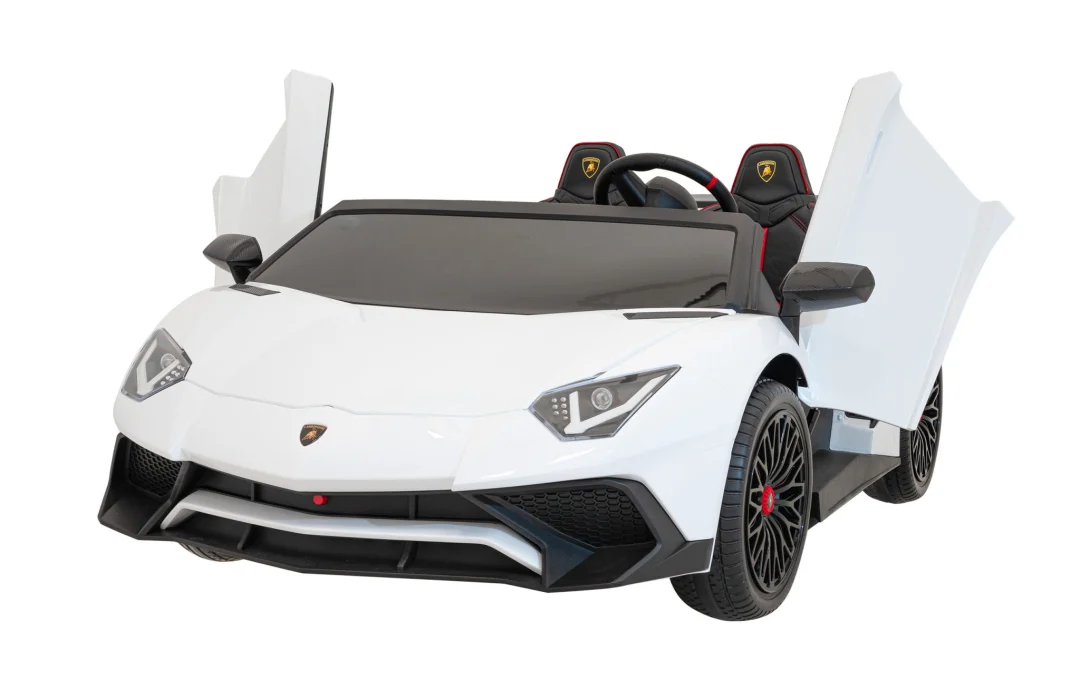 Lamborghini Aventador Sv Auto Za 2 Djece, Bijeli 1