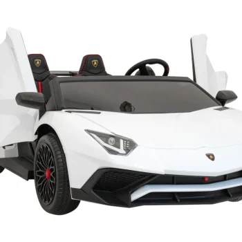 Lamborghini Aventador Sv Auto Za 2 Djece, Bijeli 11
