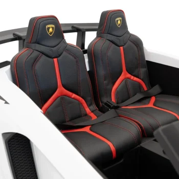 Lamborghini Aventador Sv Auto Za 2 Djece, Bijeli 16