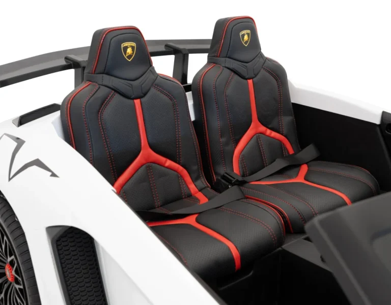 Lamborghini Aventador Sv Auto Za 2 Djece, Bijeli 16