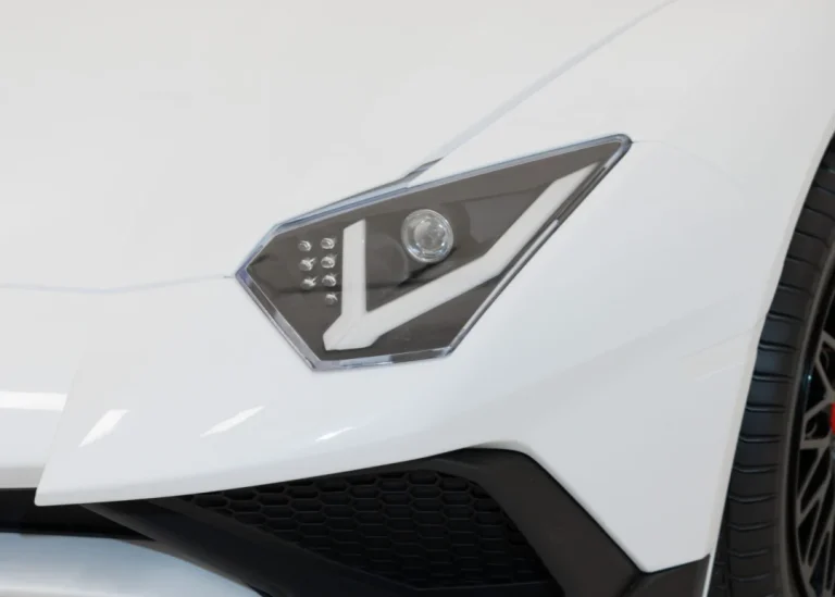 Lamborghini Aventador Sv Auto Za 2 Djece, Bijeli 24