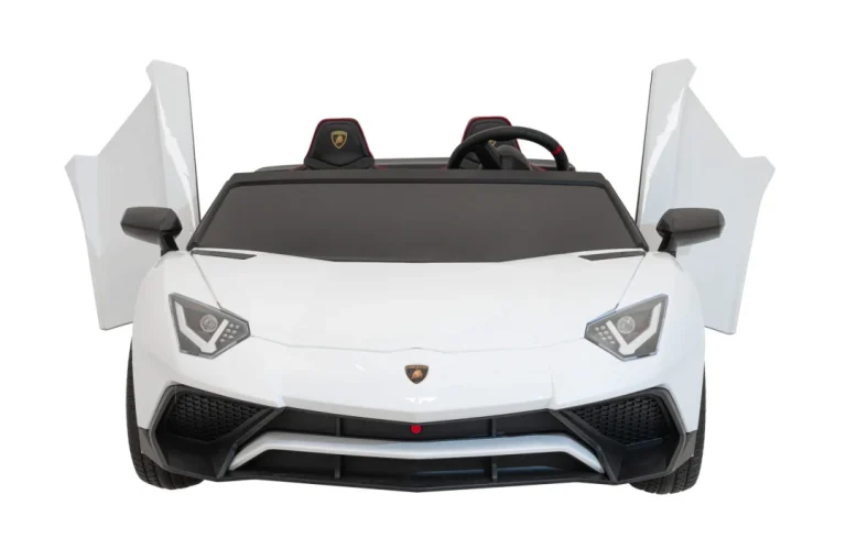 Lamborghini Aventador Sv Auto Za 2 Djece, Bijeli 5