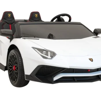 Lamborghini Aventador Sv Auto Za 2 Djece, Bijeli 6