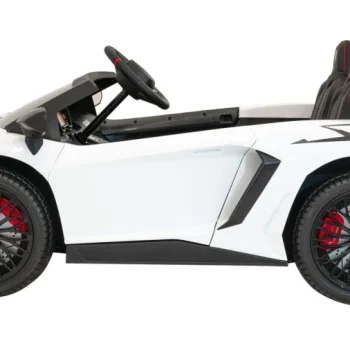Lamborghini Aventador Sv Auto Za 2 Djece, Bijeli 7