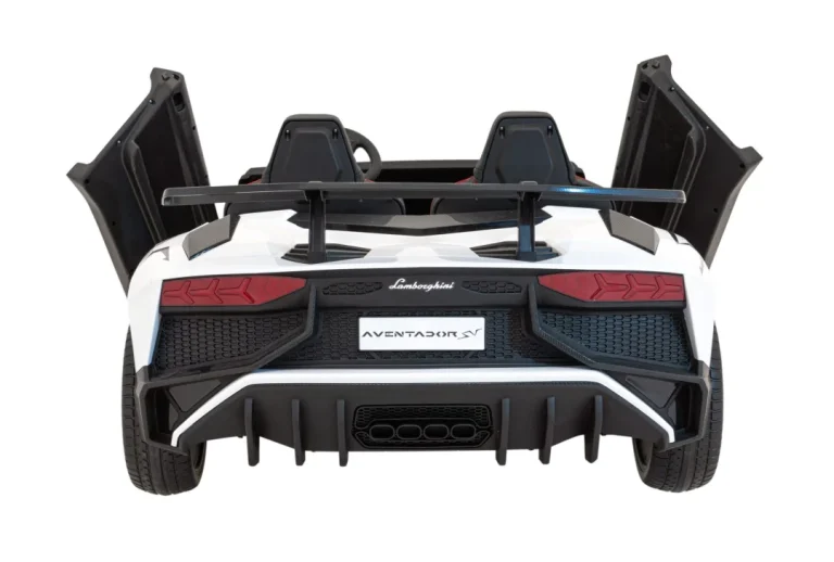 Lamborghini Aventador Sv Auto Za 2 Djece, Bijeli 9