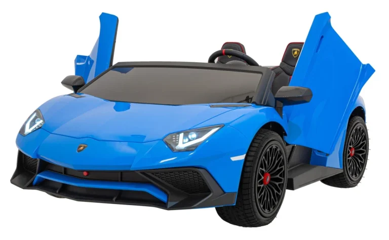 Lamborghini Aventador Sv Auto Za 2 Djece, Plavi Auto Na Akumulator 1
