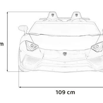 Lamborghini Aventador Sv Auto Za 2 Djece, Plavi Auto Na Akumulator 2