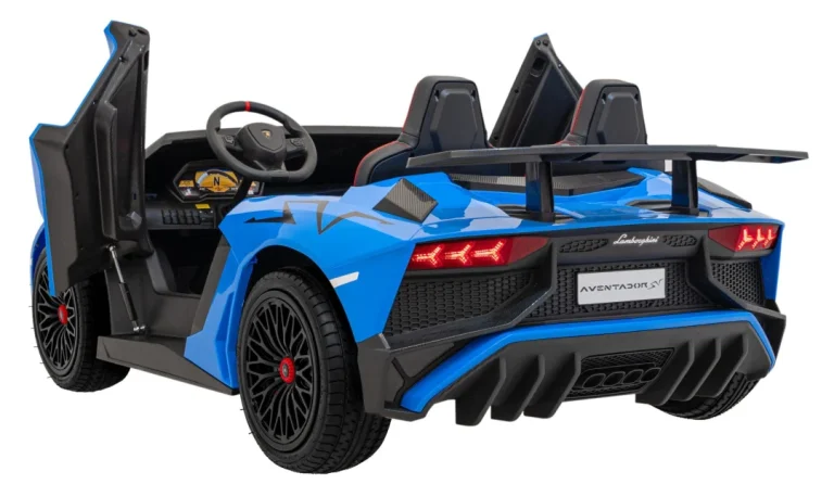 Lamborghini Aventador Sv Auto Za 2 Djece, Plavi Auto Na Akumulator 6