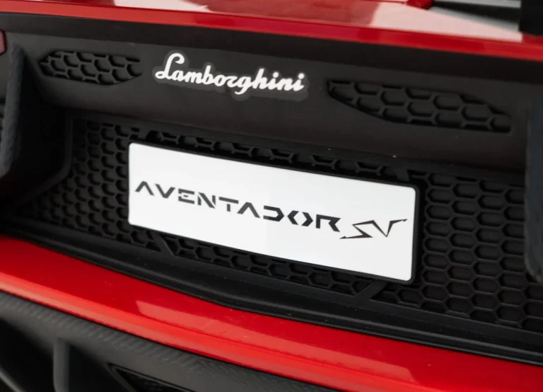 Lamborghini Aventador Sv Automobil Na Baterije Za 2 Djece Crveni + 2,4 Ghz Daljinski, Crvena 29