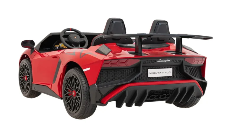 Lamborghini Aventador Sv Automobil Na Baterije Za 2 Djece Crveni + 2,4 Ghz Daljinski, Crvena 9