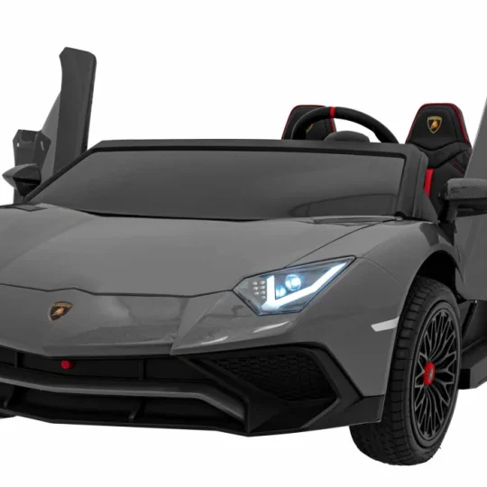 Lamborghini Aventador Sv Automobil Na Baterije Za 2 Djece, Sivi + 2,4 Ghz Daljinski Upravljač + Eva 1