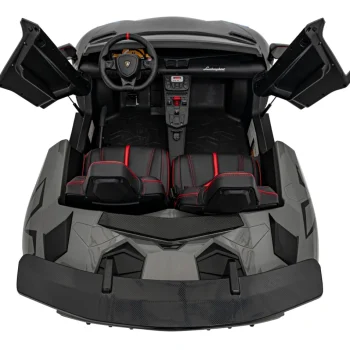 Lamborghini Aventador Sv Automobil Na Baterije Za 2 Djece, Sivi + 2,4 Ghz Daljinski Upravljač + Eva 13