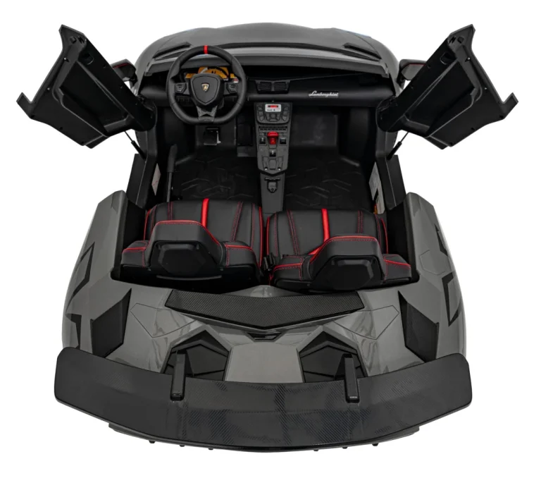 Lamborghini Aventador Sv Automobil Na Baterije Za 2 Djece, Sivi + 2,4 Ghz Daljinski Upravljač + Eva 13
