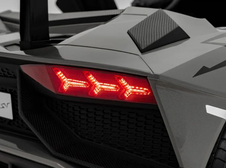 Lamborghini Aventador Sv Automobil Na Baterije Za 2 Djece, Sivi + 2,4 Ghz Daljinski Upravljač + Eva 18