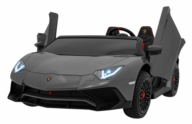 Lamborghini Aventador Sv Automobil Na Baterije Za 2 Djece, Sivi + 2,4 Ghz Daljinski Upravljač + Eva 2