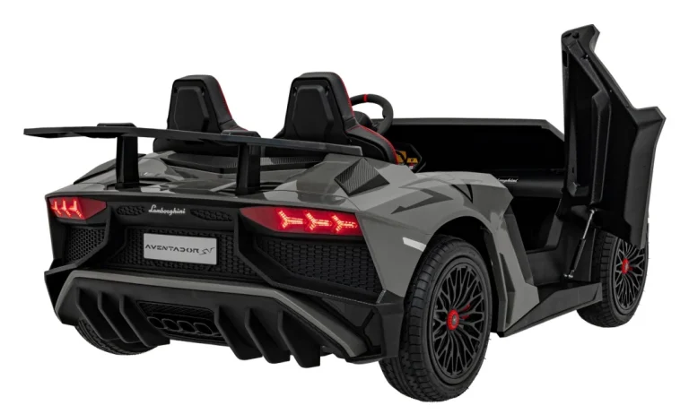 Lamborghini Aventador Sv Automobil Na Baterije Za 2 Djece, Sivi + 2,4 Ghz Daljinski Upravljač + Eva 5