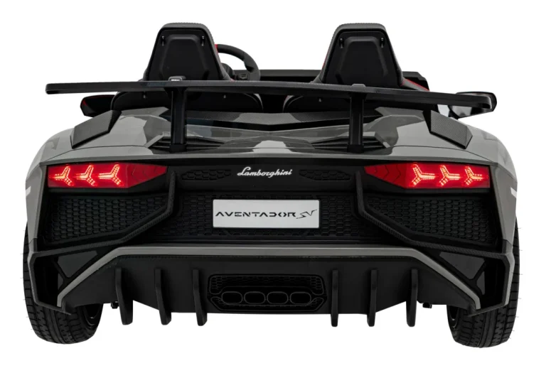 Lamborghini Aventador Sv Automobil Na Baterije Za 2 Djece, Sivi + 2,4 Ghz Daljinski Upravljač + Eva 6