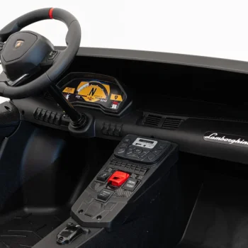Lamborghini Aventador Sv Baterijski Auto Za Dvoje Djece Bijeli + Motor Bez četkica + Gume, Bijela Auto Na Akumulator 12