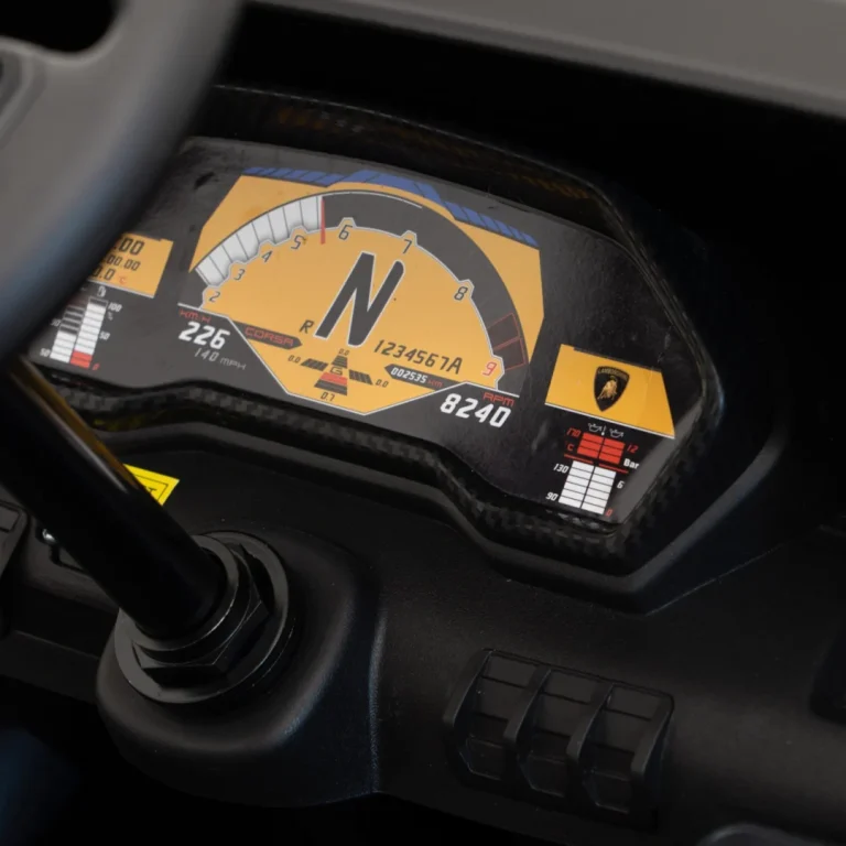 Lamborghini Aventador Sv Baterijski Auto Za Dvoje Djece Bijeli + Motor Bez četkica + Gume, Bijela Auto Na Akumulator 13