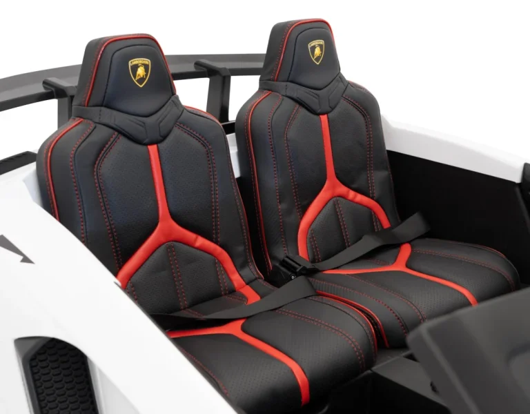 Lamborghini Aventador Sv Baterijski Auto Za Dvoje Djece Bijeli + Motor Bez četkica + Gume, Bijela Auto Na Akumulator 15