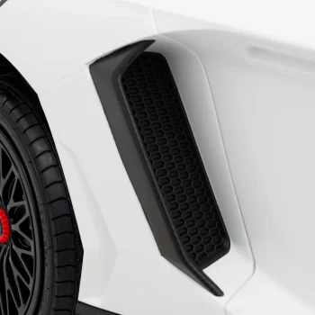 Lamborghini Aventador Sv Baterijski Auto Za Dvoje Djece Bijeli + Motor Bez četkica + Gume, Bijela Auto Na Akumulator 16