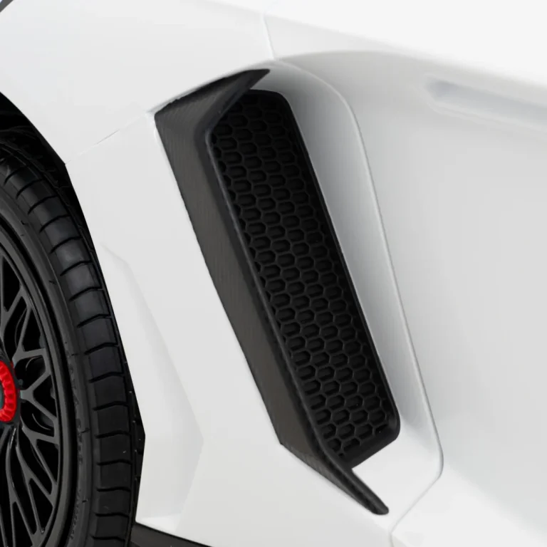 Lamborghini Aventador Sv Baterijski Auto Za Dvoje Djece Bijeli + Motor Bez četkica + Gume, Bijela Auto Na Akumulator 16