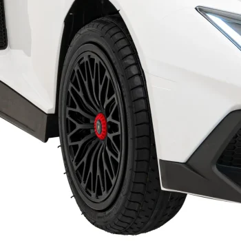 Lamborghini Aventador Sv Baterijski Auto Za Dvoje Djece Bijeli + Motor Bez četkica + Gume, Bijela Auto Na Akumulator 22
