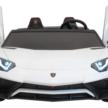 Lamborghini Aventador Sv Baterijski Auto Za Dvoje Djece Bijeli + Motor Bez četkica + Gume, Bijela Auto Na Akumulator 5