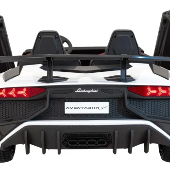 Lamborghini Aventador Sv Baterijski Auto Za Dvoje Djece Bijeli + Motor Bez četkica + Gume, Bijela Auto Na Akumulator 9