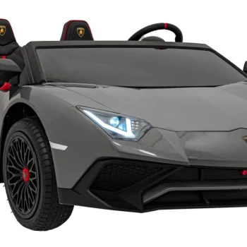 Lamborghini Aventador Sv Baterijski Automobil Za 2 Djece, Sivi + Motor Bez četkica + Gume Na Auto Na Akumulator 10