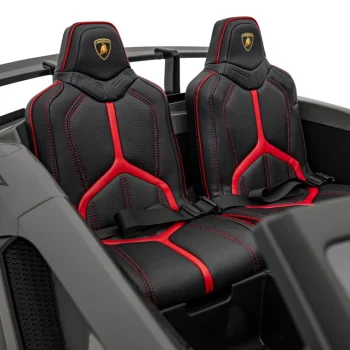 Lamborghini Aventador Sv Baterijski Automobil Za 2 Djece, Sivi + Motor Bez četkica + Gume Na Auto Na Akumulator 11