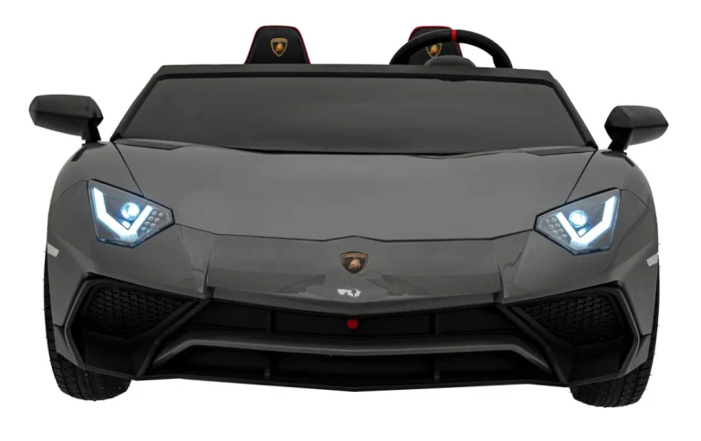 Lamborghini Aventador Sv Baterijski Automobil Za 2 Djece, Sivi + Motor Bez četkica + Gume Na Auto Na Akumulator 9