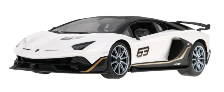 Lamborghini Aventador Svj Rastar Model 1:14 Automobil Na Daljinsko Upravljanje + 2,4 Ghz, Bijela 2