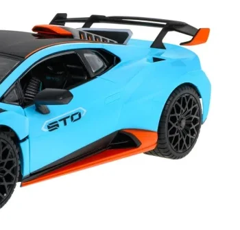 Lamborghini Huracan Sto Rastar Model 1:14 Automobil Na Daljinsko Upravljanje + Daljinski, Plava 2