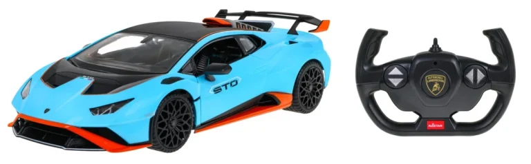 Lamborghini Huracan Sto Rastar Model 1:14 Automobil Na Daljinsko Upravljanje + Daljinski, Plava 2
