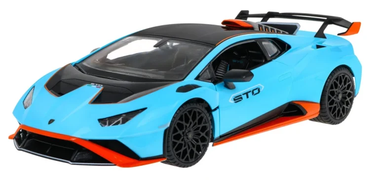Lamborghini Huracan Sto Rastar Model 1:14 Automobil Na Daljinsko Upravljanje + Daljinski, Plava 6