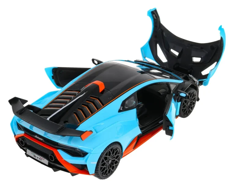 Lamborghini Huracan Sto Rastar Model 1:14 Automobil Na Daljinsko Upravljanje + Daljinski, Plava 8