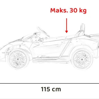 Lamborghini Invencible Bijelo Vozilo 5