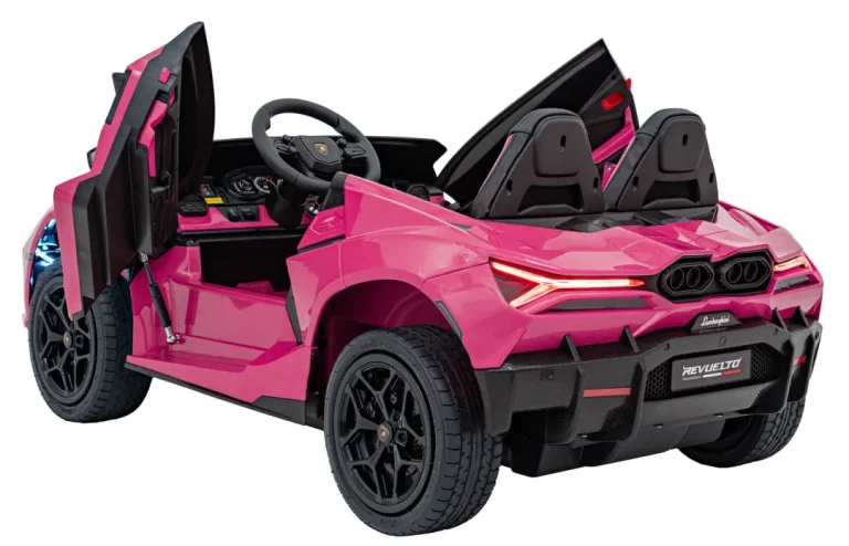 Lamborghini Revuelto Xl Strong Ružičasto Vozilo Auto Na Akumulator 10
