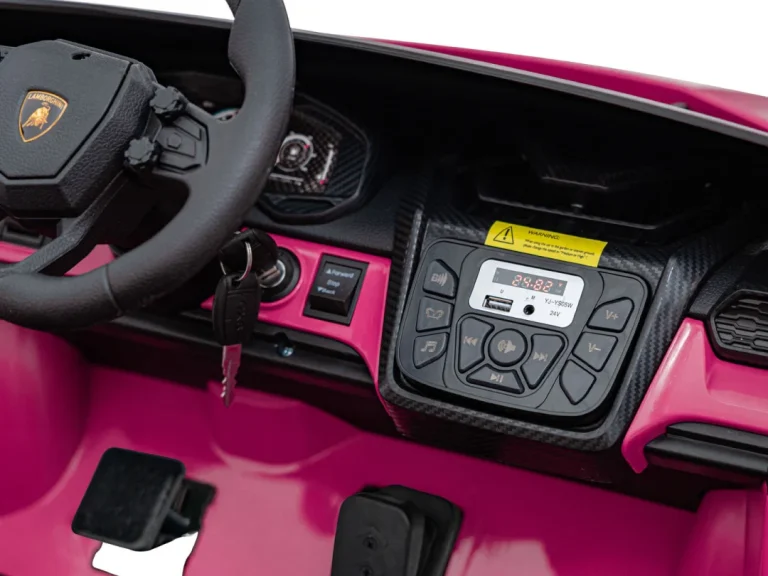 Lamborghini Revuelto Xl Strong Ružičasto Vozilo Auto Na Akumulator 16