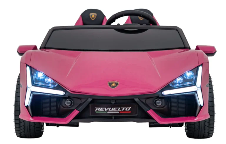 Lamborghini Revuelto Xl Strong Ružičasto Vozilo Auto Na Akumulator 5