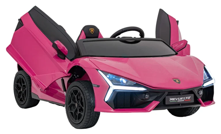 Lamborghini Revuelto Xl Strong Ružičasto Vozilo Auto Na Akumulator 7