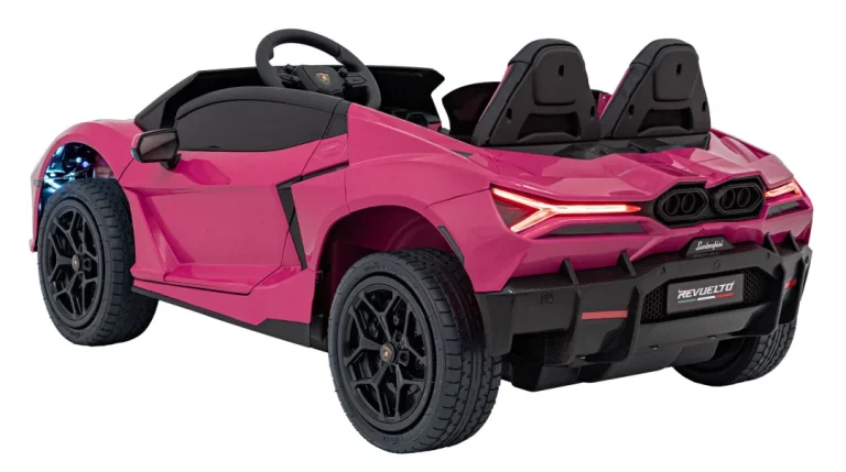 Lamborghini Revuelto Xl Strong Ružičasto Vozilo Auto Na Akumulator 9