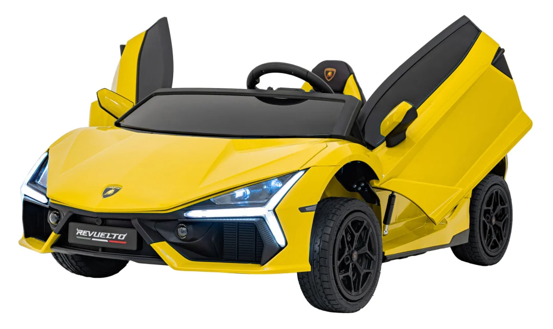 Lamborghini Revuelto Xl Strong žuto Auto Na Akumulator 1