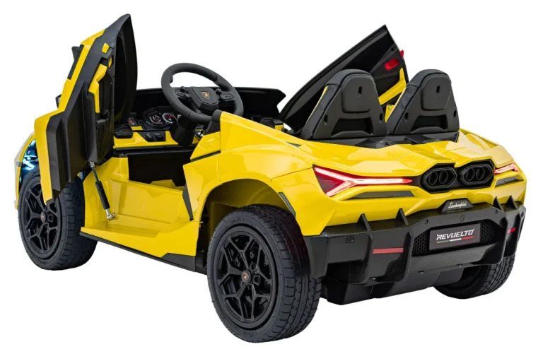 Lamborghini Revuelto Xl Strong žuto Auto Na Akumulator 10