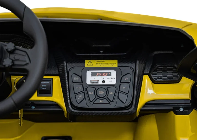 Lamborghini Revuelto Xl Strong žuto Auto Na Akumulator 15